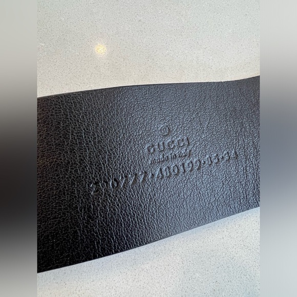 Gucci Swarovski suede black belt - Picture 5 of 6